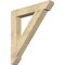 Ekena Millwork Traditional Slat Rough Sawn Bracket, Douglas Fir, 6"W x 40"D x 44"H BKT06X40X44TRA06RDF - alternate 1